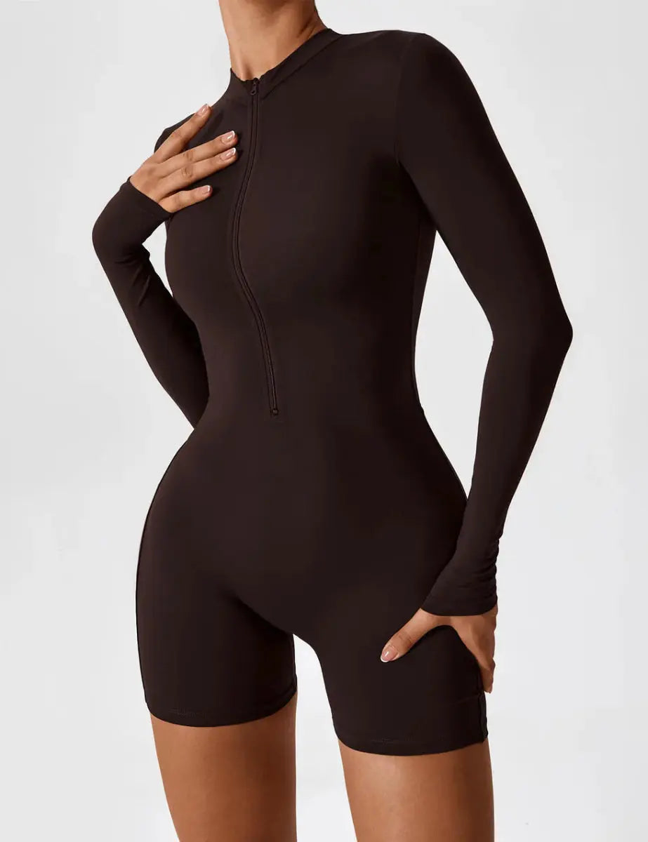 Combinaison à fermeture éclair LUMINA™ Softline – Manches longues - LEVEFIT
