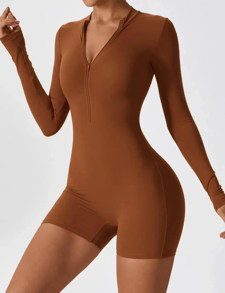Combinaison à fermeture éclair LUMINA™ Softline – Manches longues - LEVEFIT