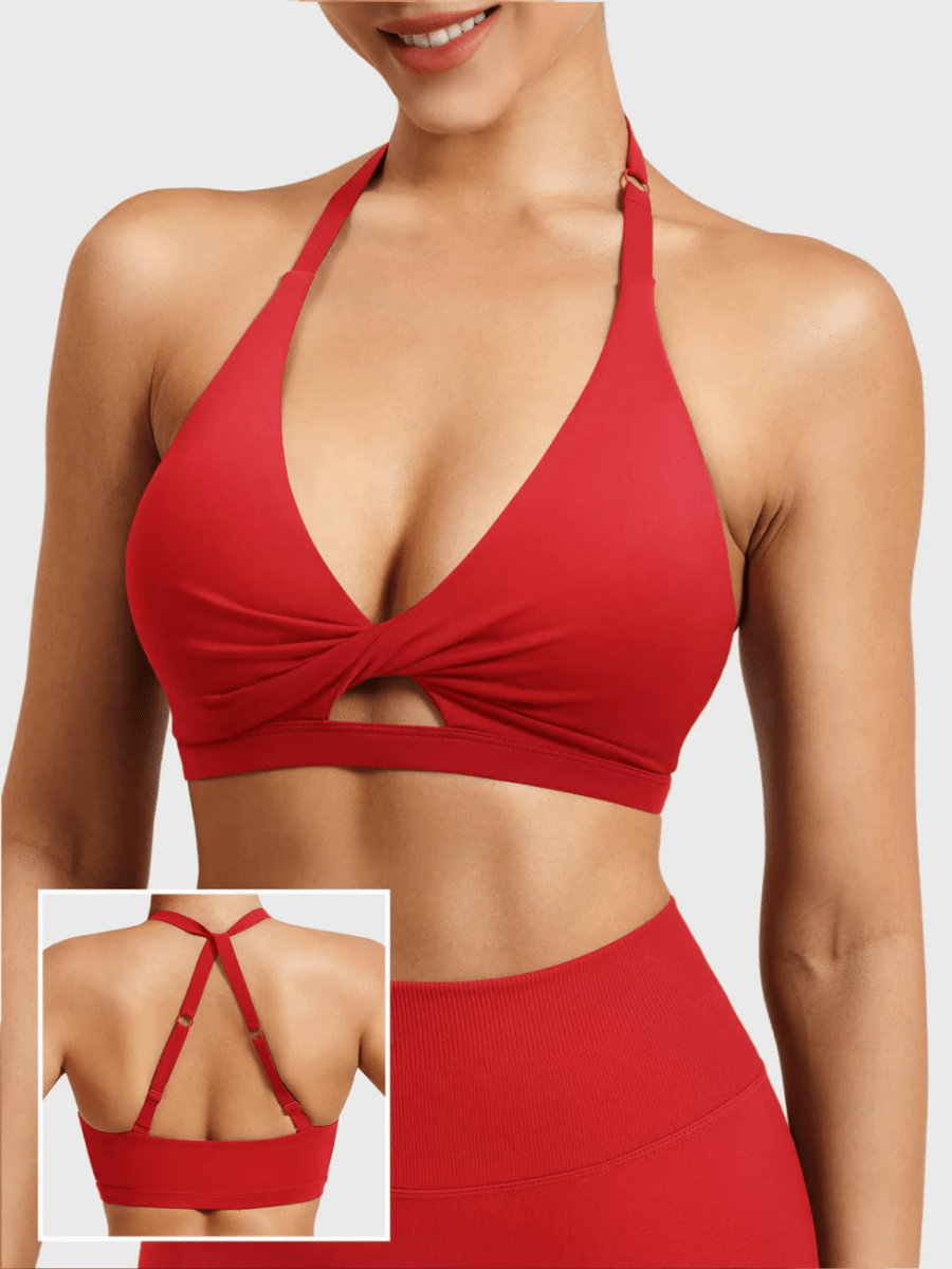 MICAELA™ Twist Sculpt Sports Bra - LEVEFIT