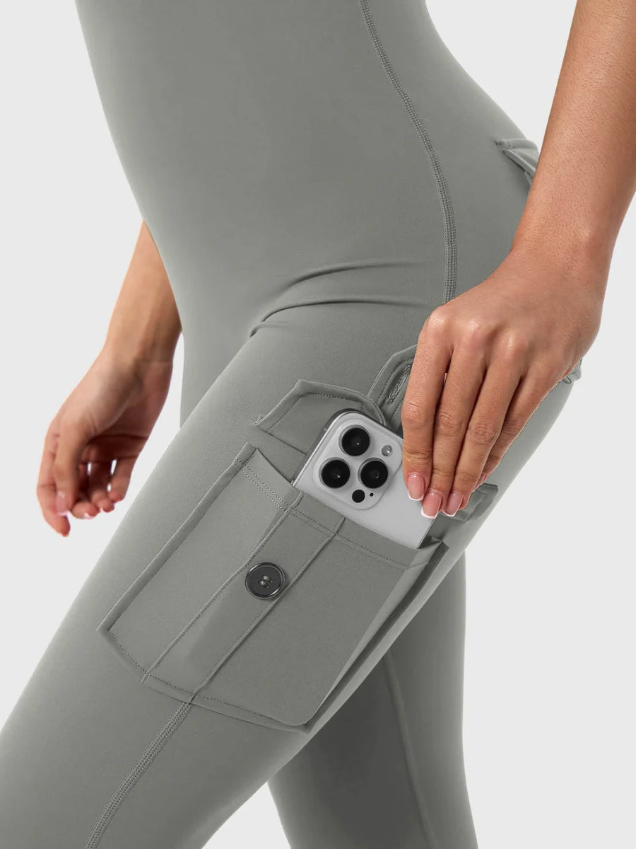 NÁRIA™ Softline Cargo Jumpsuit - LEVEFIT