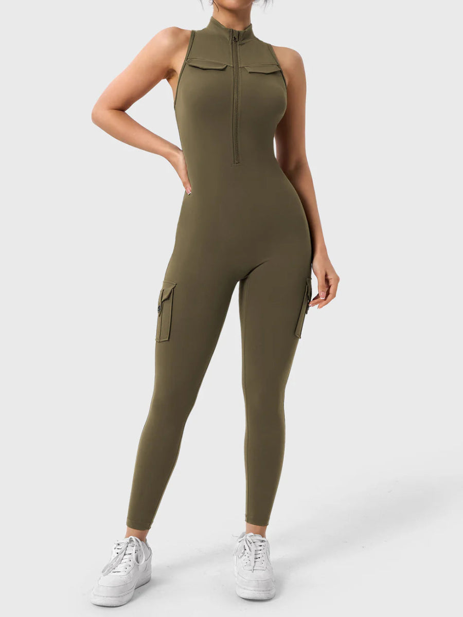 NÁRIA™ Softline Cargo Jumpsuit - LEVEFIT