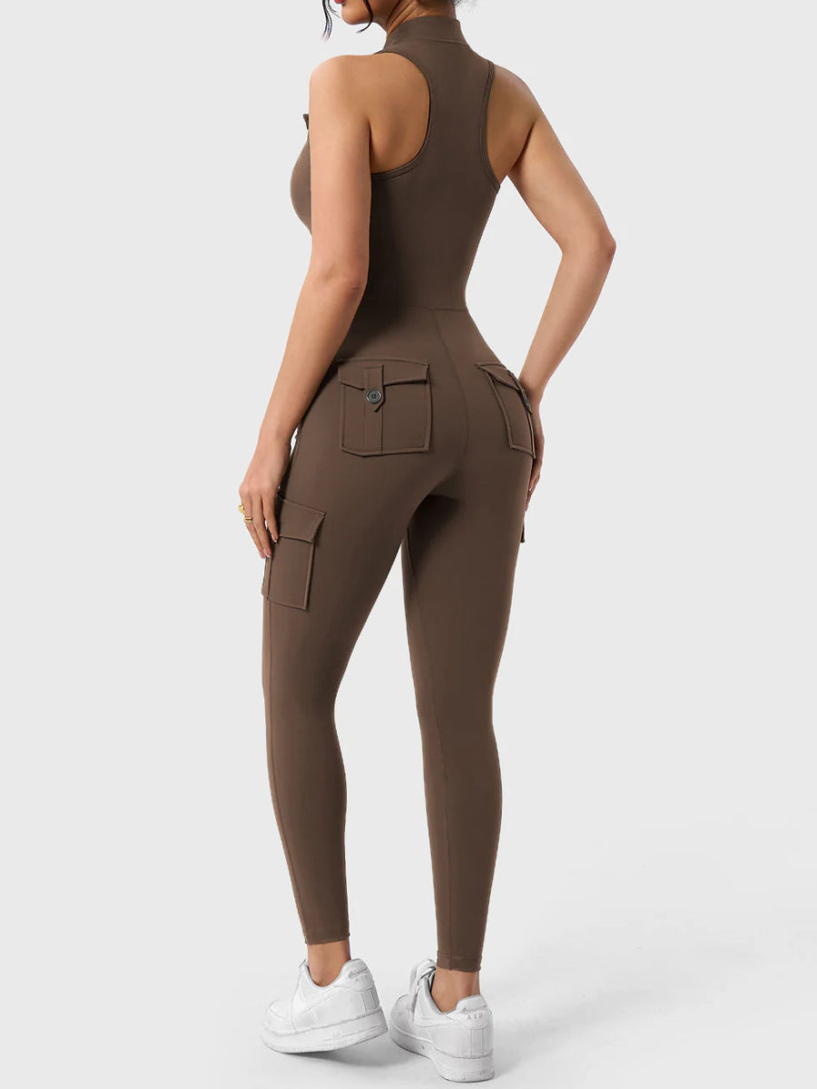 NÁRIA™ Softline Cargo Jumpsuit - LEVEFIT