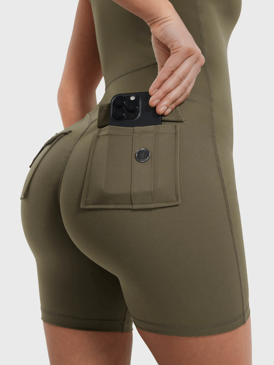 NÁRIA™ Softline Cargo Romper - LEVEFIT