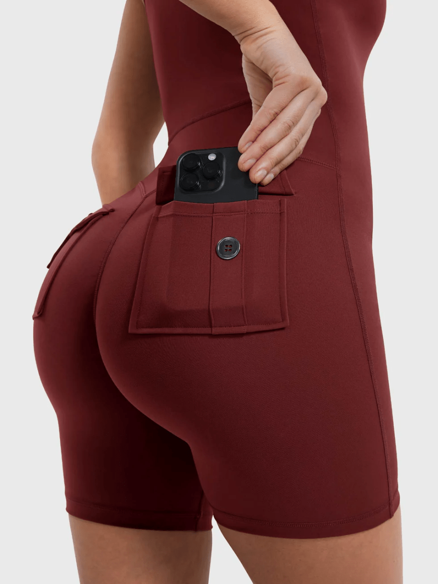 NÁRIA™ Softline Cargo Romper - LEVEFIT