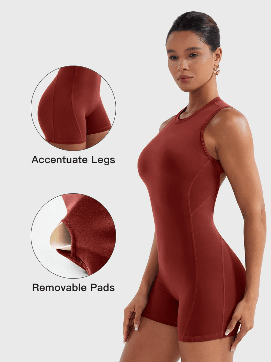 Kombinezon z odkrytymi plecami SERENE™ Softline – LEVEFIT