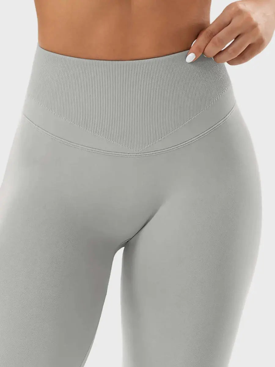 Leggings sculptants sans coutures SilkFit® – Gris foncé (23,6") - LEVEFIT
