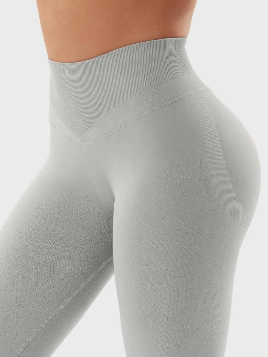 Leggings sculptants sans coutures SilkFit® – Gris foncé (23,6") - LEVEFIT
