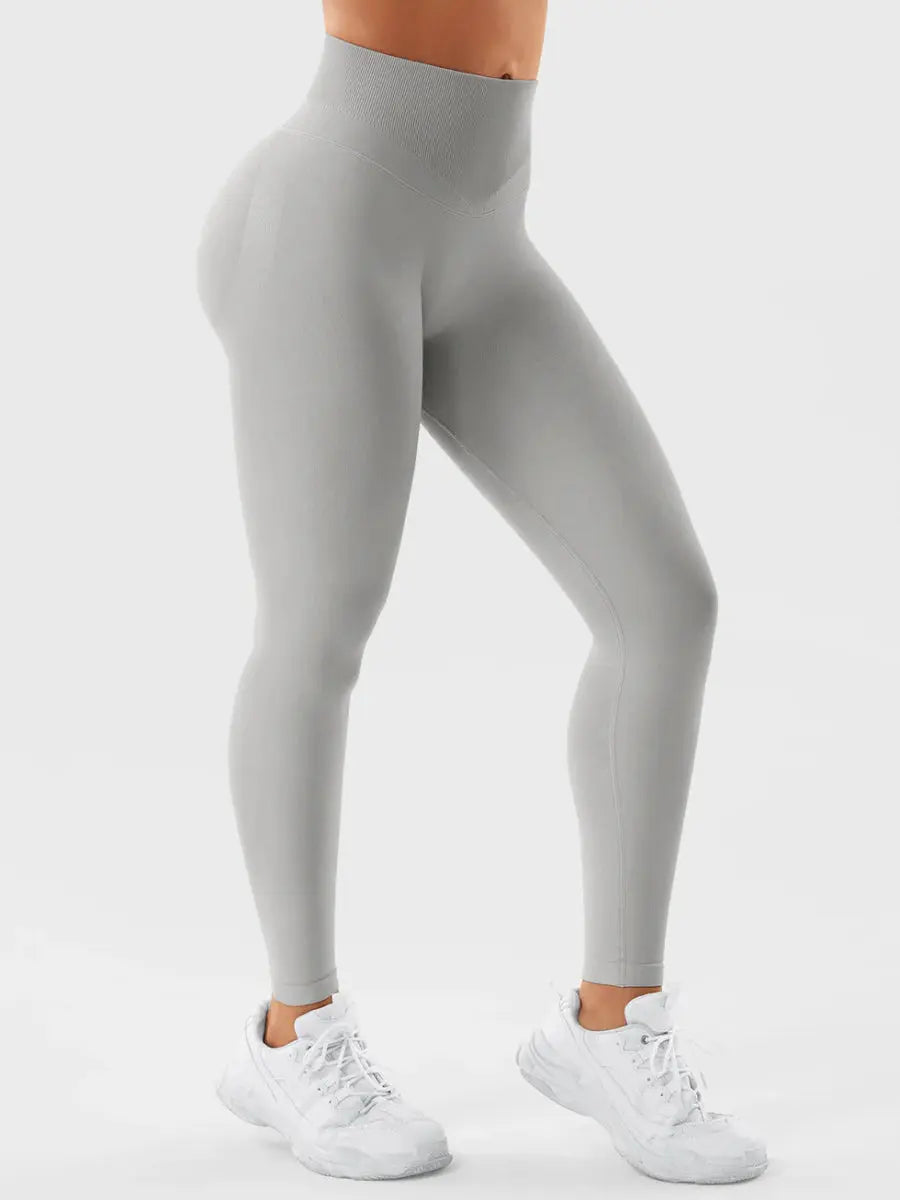 Leggings sculptants sans coutures SilkFit® – Gris foncé (23,6") - LEVEFIT