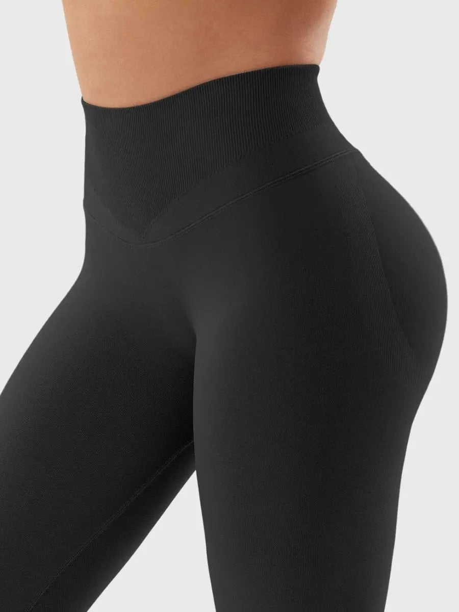 Leggings sculptants sans coutures SilkFit® – Noir (59,5 cm) - LEVEFIT