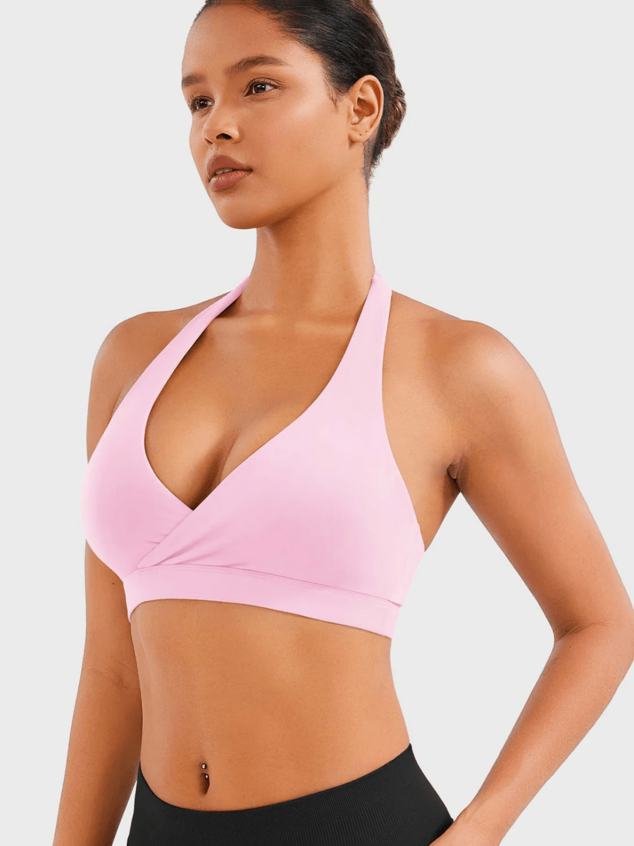 AMÍLIE™ SoftLift Halter Sports Bra - LEVEFIT