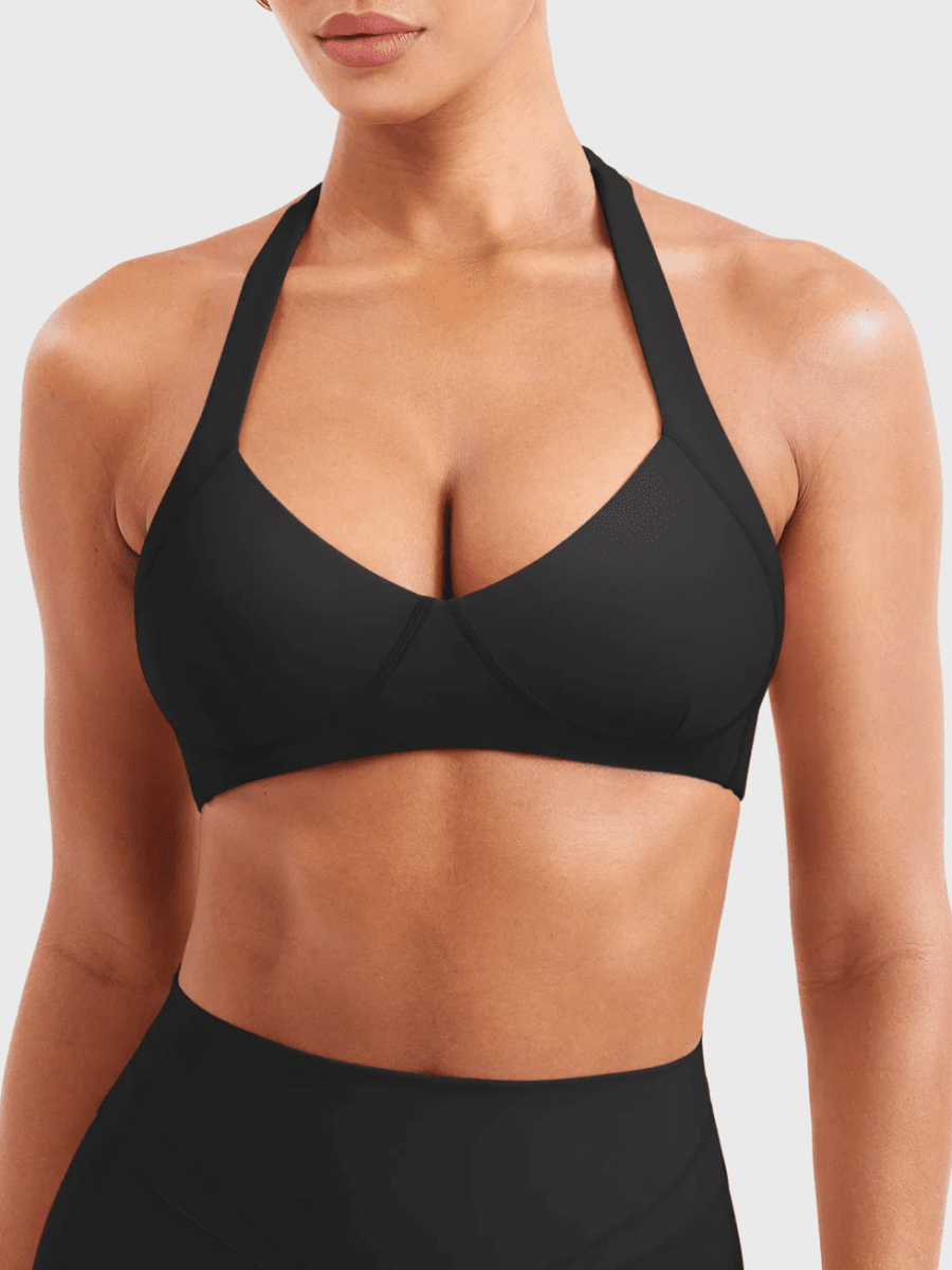 AURELIA™ Sculpt Halter Bra - LEVEFIT