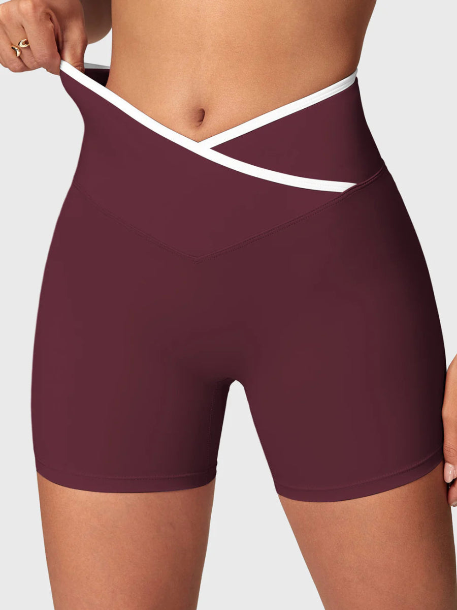 Set pantaloncini AUREVA™ Motion – Rosso bordeaux - LEVEFIT