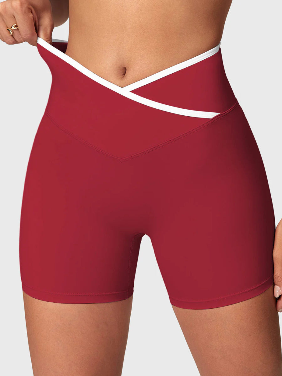 AUREVA™ Motion Shorts Set – Bordeauxrood - LEVEFIT
