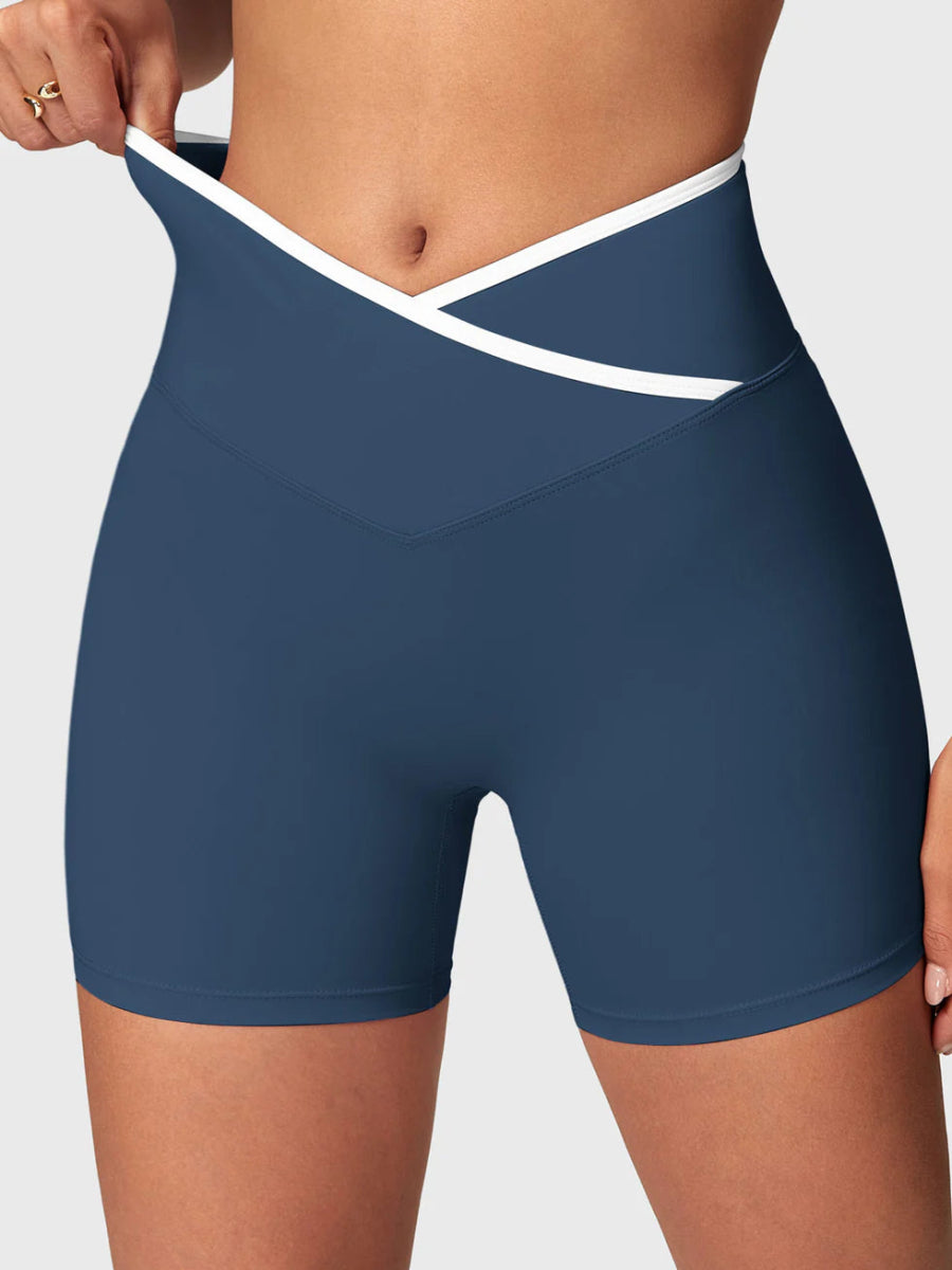 AUREVA™ Motion Shorts Set – Stahlblau - LEVEFIT