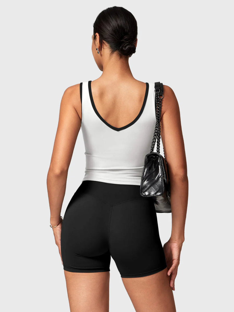 AUREVA™ Motion Shorts Set – Weiß & Schwarz - LEVEFIT