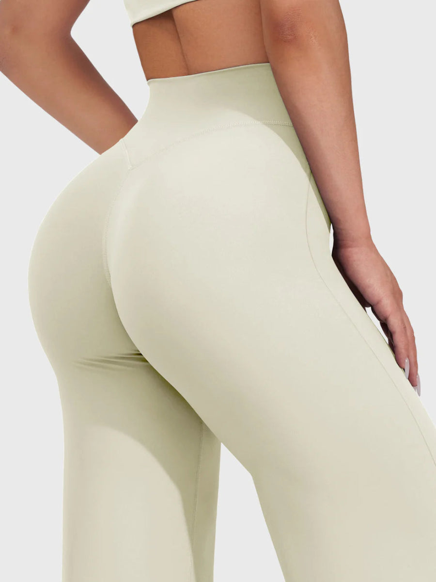 Ease® Straight Leg Leggings – Apricot - LEVEFIT