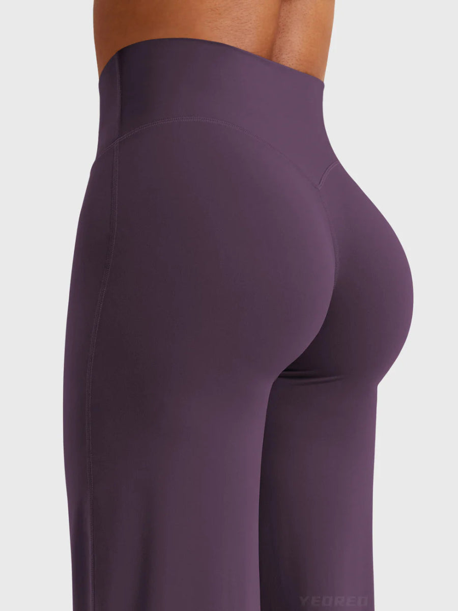 Ease® Straight Leg Leggings – Aubergine (30.5") - LEVEFIT