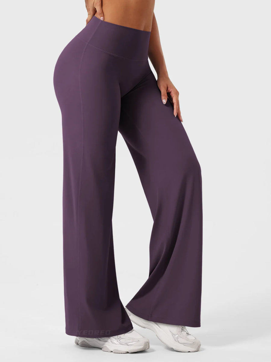 Ease® Straight Leg Leggings – Aubergine (30.5") - LEVEFIT