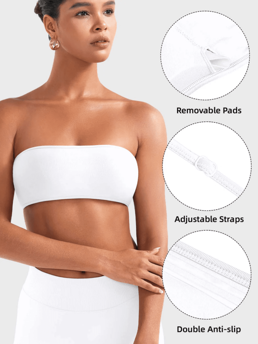 ELARA™ Soft Bandeau Bra - LEVEFIT