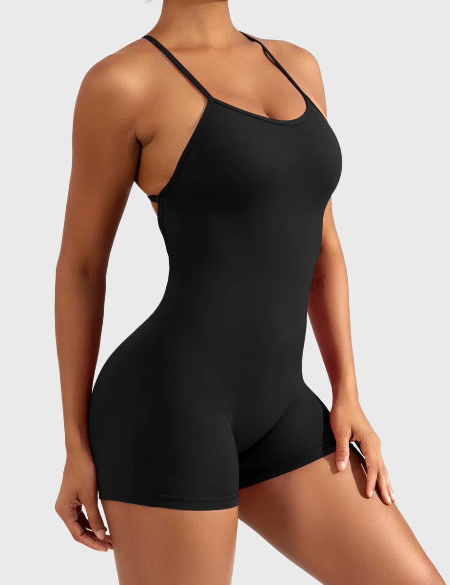 ÉLARA™ Softline V - Cut Romper - LEVEFIT