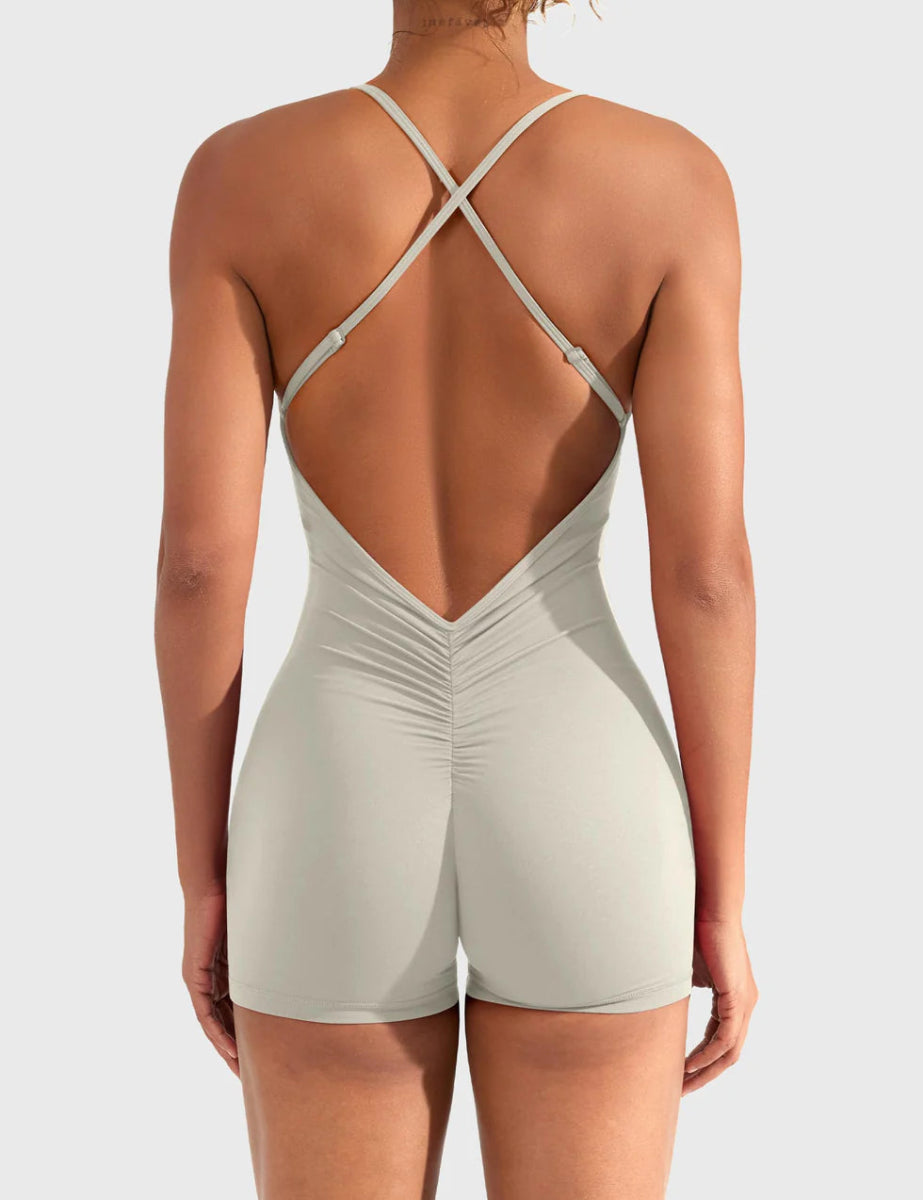ÉLARA™ Softline V - Cut Romper - LEVEFIT