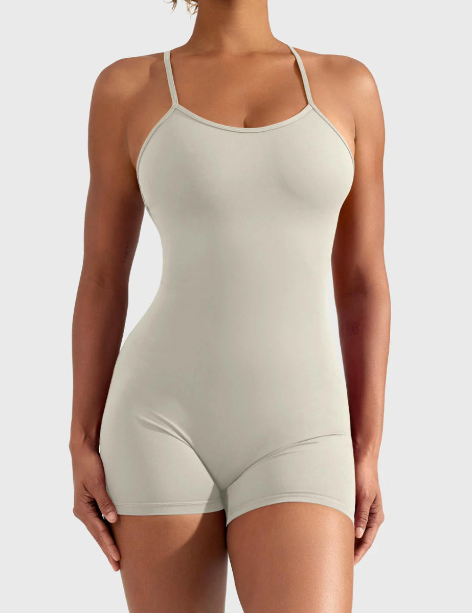 ÉLARA™ Softline V - Cut Romper - LEVEFIT