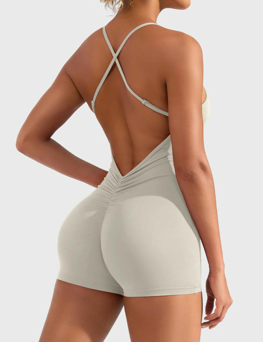 ÉLARA™ Softline V - Cut Romper - LEVEFIT