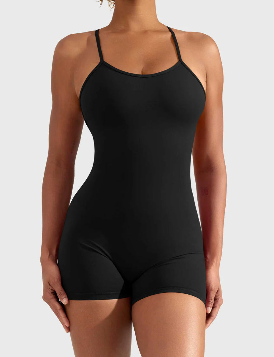 ÉLARA™ Softline V - Cut Romper - LEVEFIT