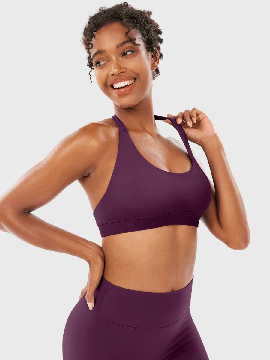 ELEIA™ Halter Sculpt Sports Bra - LEVEFIT