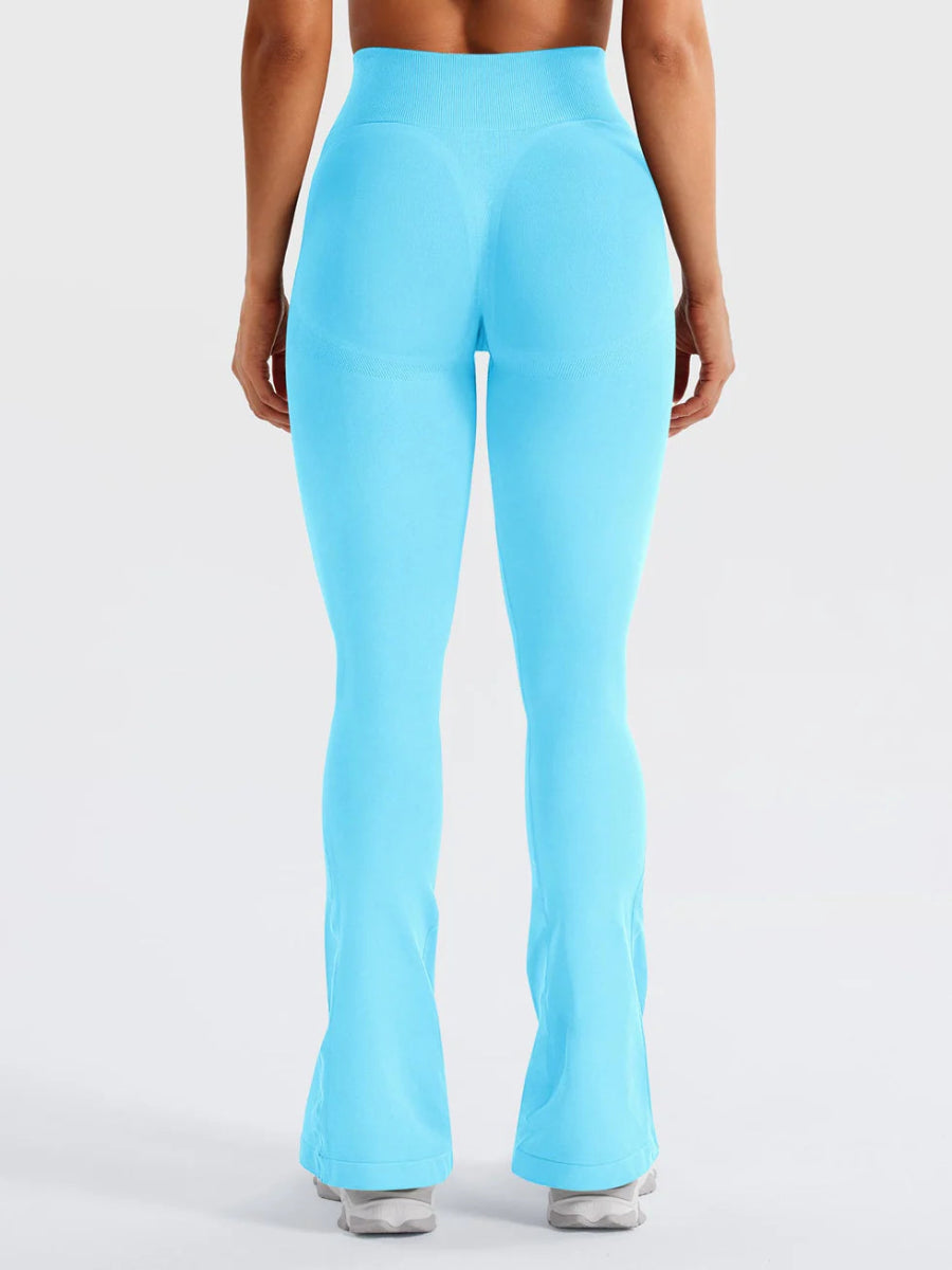 Flow® Mini Flare Leggings – Aqua (29.5") - LEVEFIT