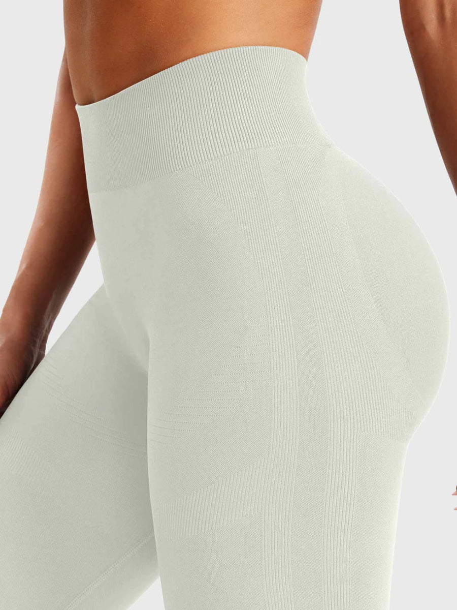 Flow® Mini Flare Leggings – Cremeweiß (29.5") - LEVEFIT