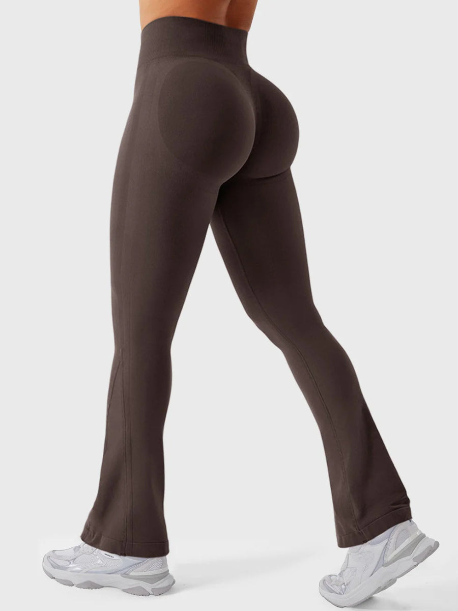 Flow® Mini Flare Leggings – Espresso (28") - LEVEFIT