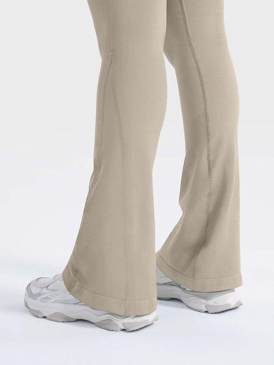 Flow® Mini Flare Leggings – Sandbeige (29.5") - LEVEFIT