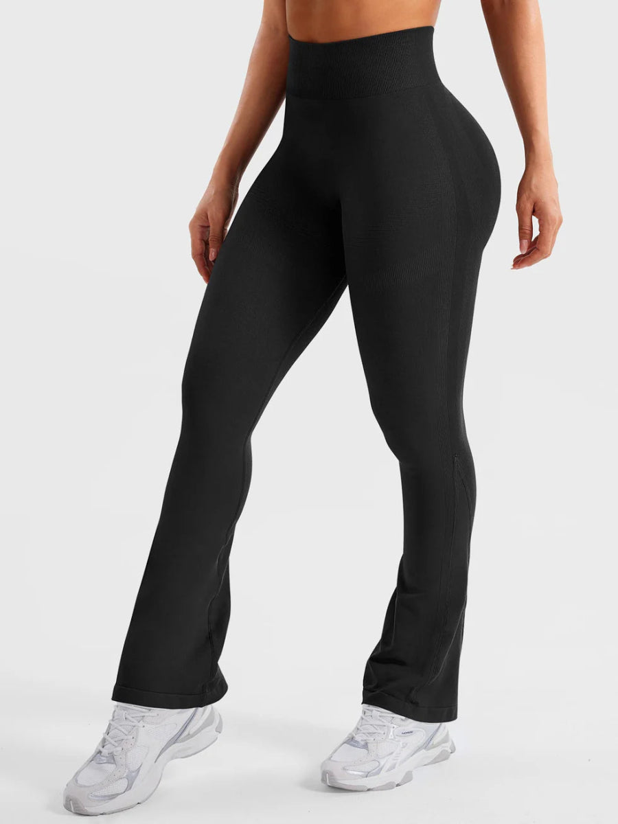 Flow® Mini Flare Leggings – Schwarz (28") - LEVEFIT