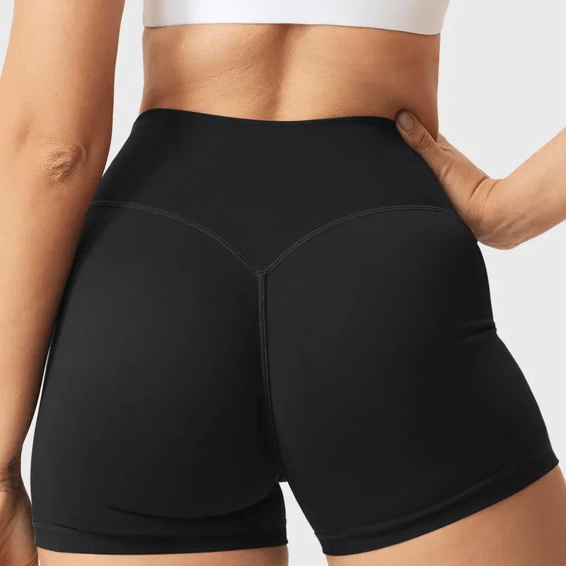 LeveFit™ AUREA Shorts 2.5" – Schwarz - LEVEFIT