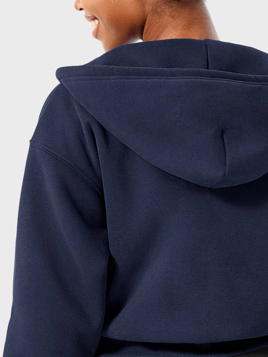 LeveFit™ CloudZip Hoodie – Navy Blau - LEVEFIT