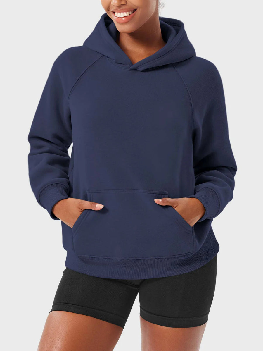 LeveFit™ CoreWarm Hoodie – Navy - LEVEFIT