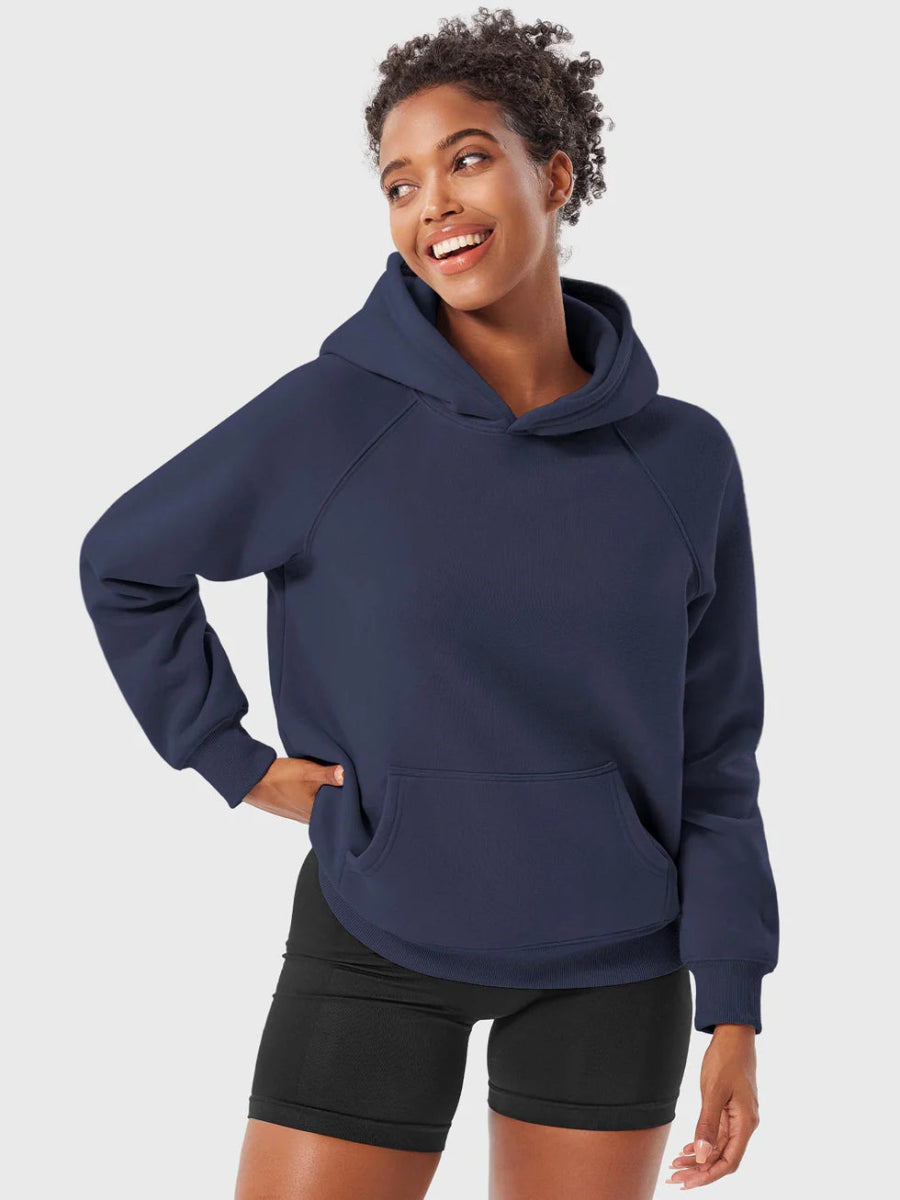LeveFit™ CoreWarm Hoodie – Navy - LEVEFIT