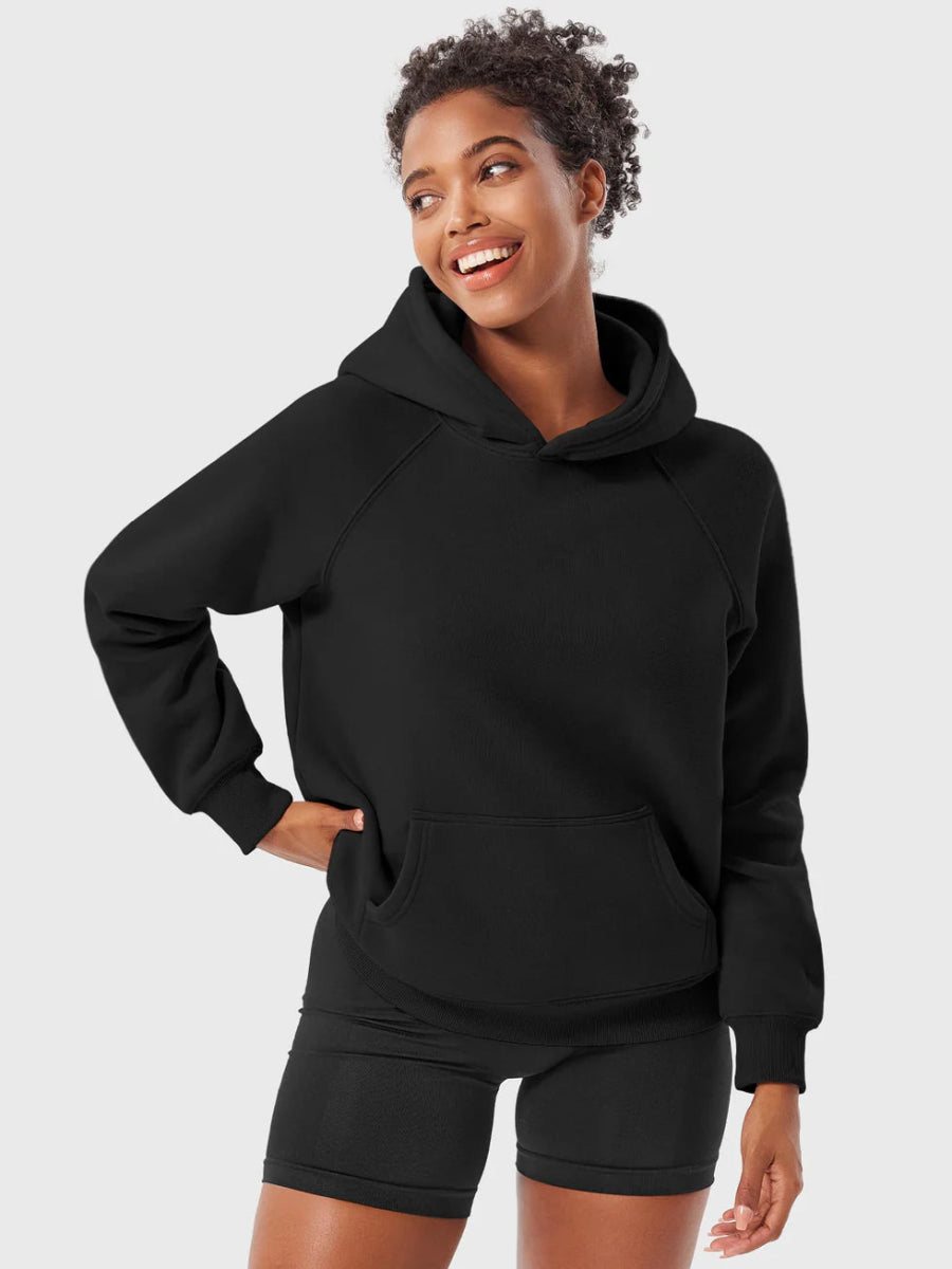 LeveFit™ CoreWarm Hoodie – Schwarz - LEVEFIT