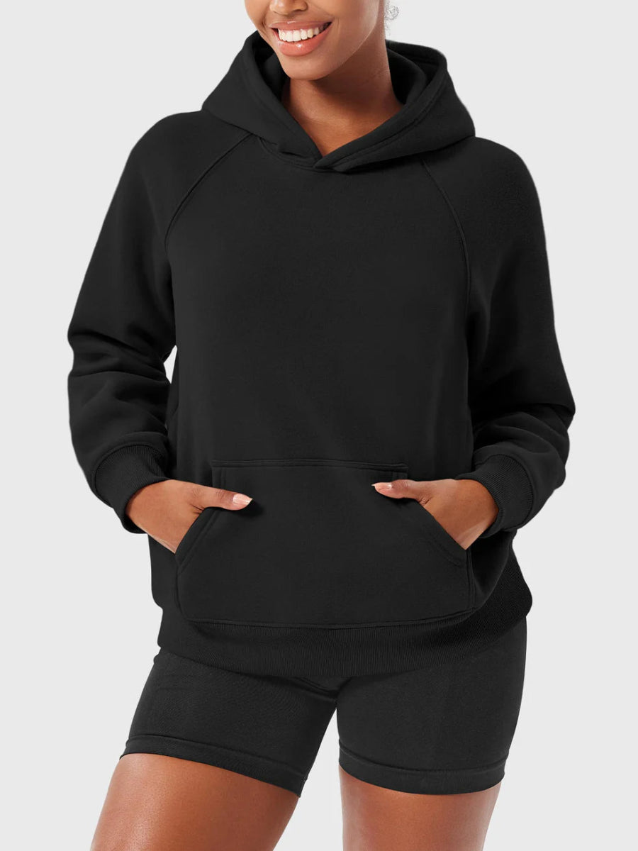LeveFit™ CoreWarm Hoodie – Schwarz - LEVEFIT