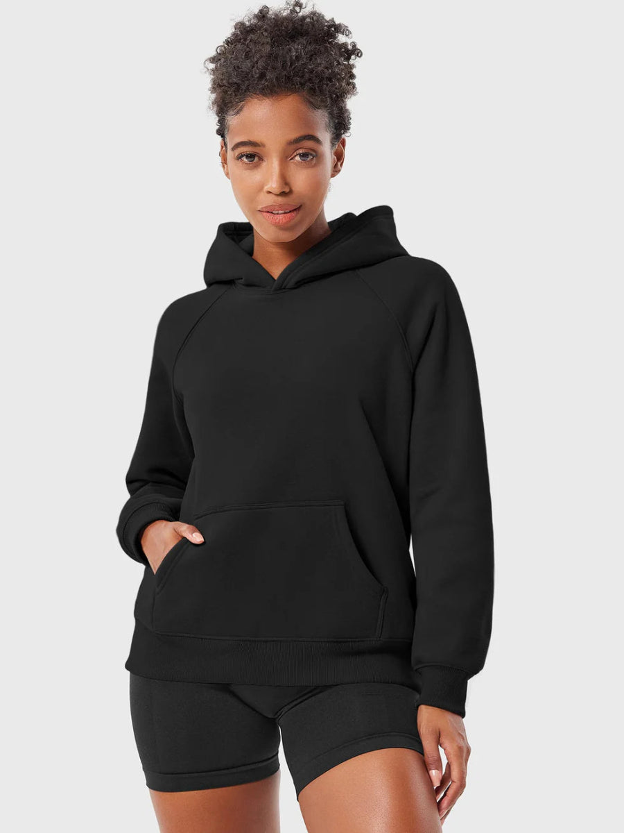 LeveFit™ CoreWarm Hoodie – Schwarz - LEVEFIT