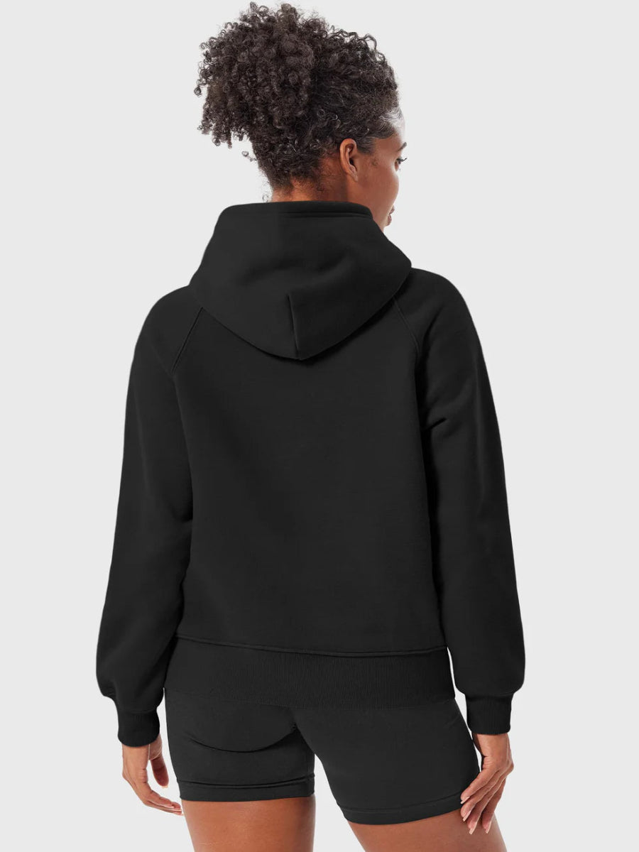 LeveFit™ CoreWarm Hoodie – Schwarz - LEVEFIT