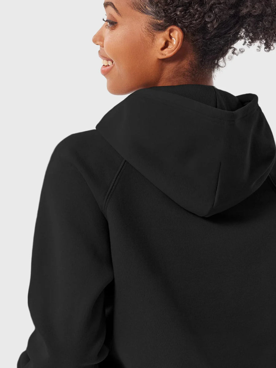 LeveFit™ CoreWarm Hoodie – Schwarz - LEVEFIT