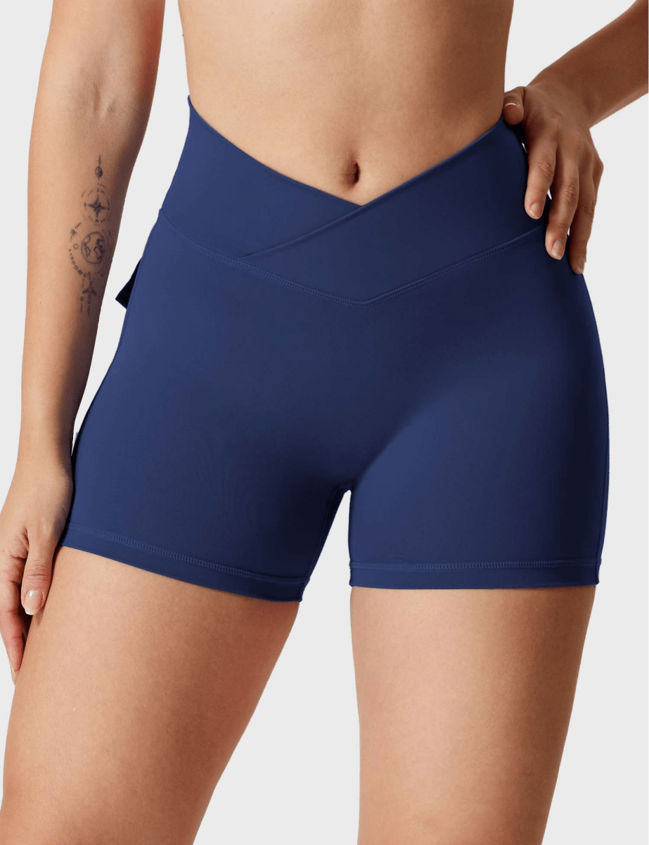 LeveFit™ MILLA Shorts 4.5" – Midnight Blue - LEVEFIT