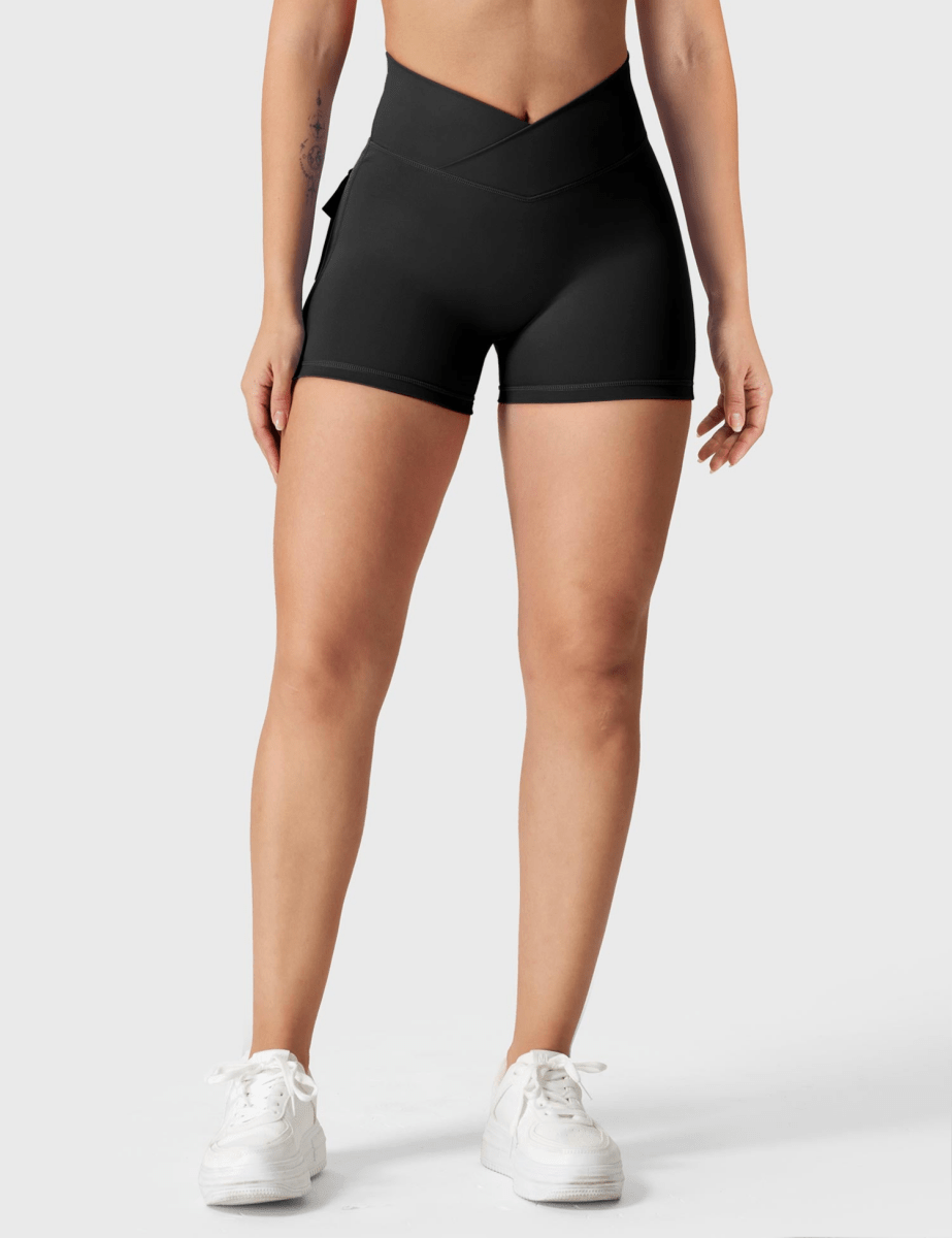LeveFit™ MILLA Shorts 4.5" – Schwarz - LEVEFIT