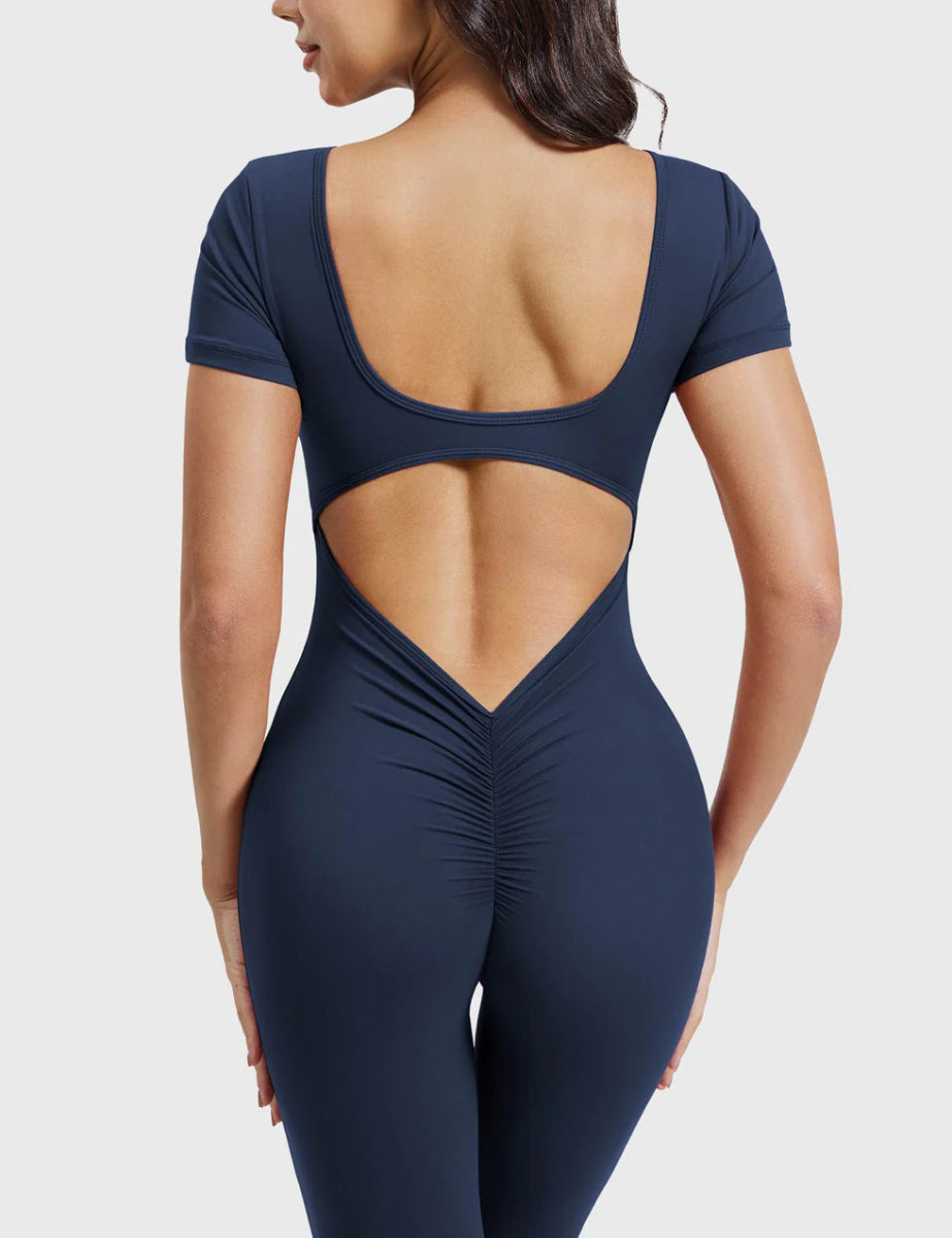 LÍVIA™ Softline Open-Back Jumpsuit - LEVEFIT