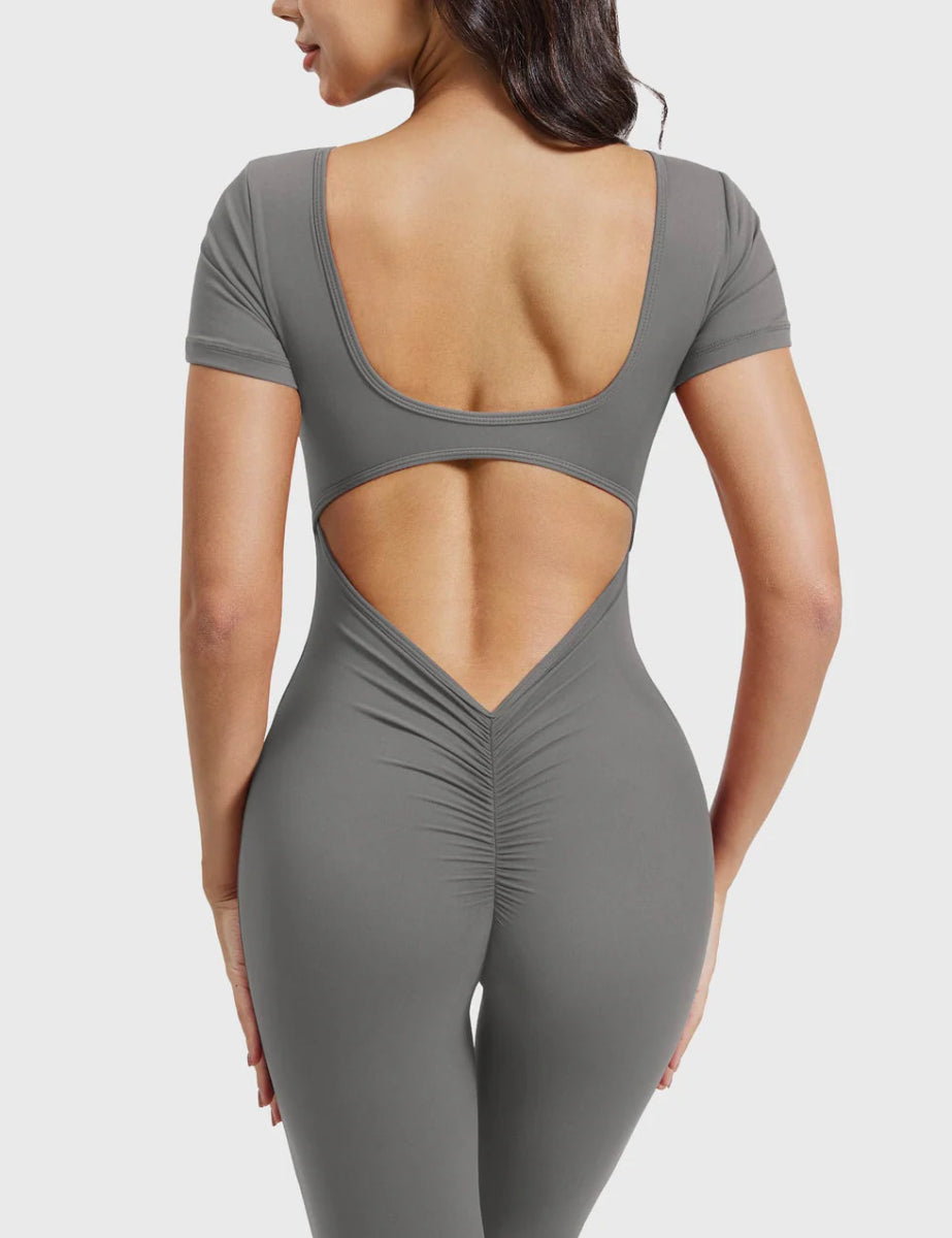 LÍVIA™ Softline Open - Jumpsuit met open rug - LEVEFIT