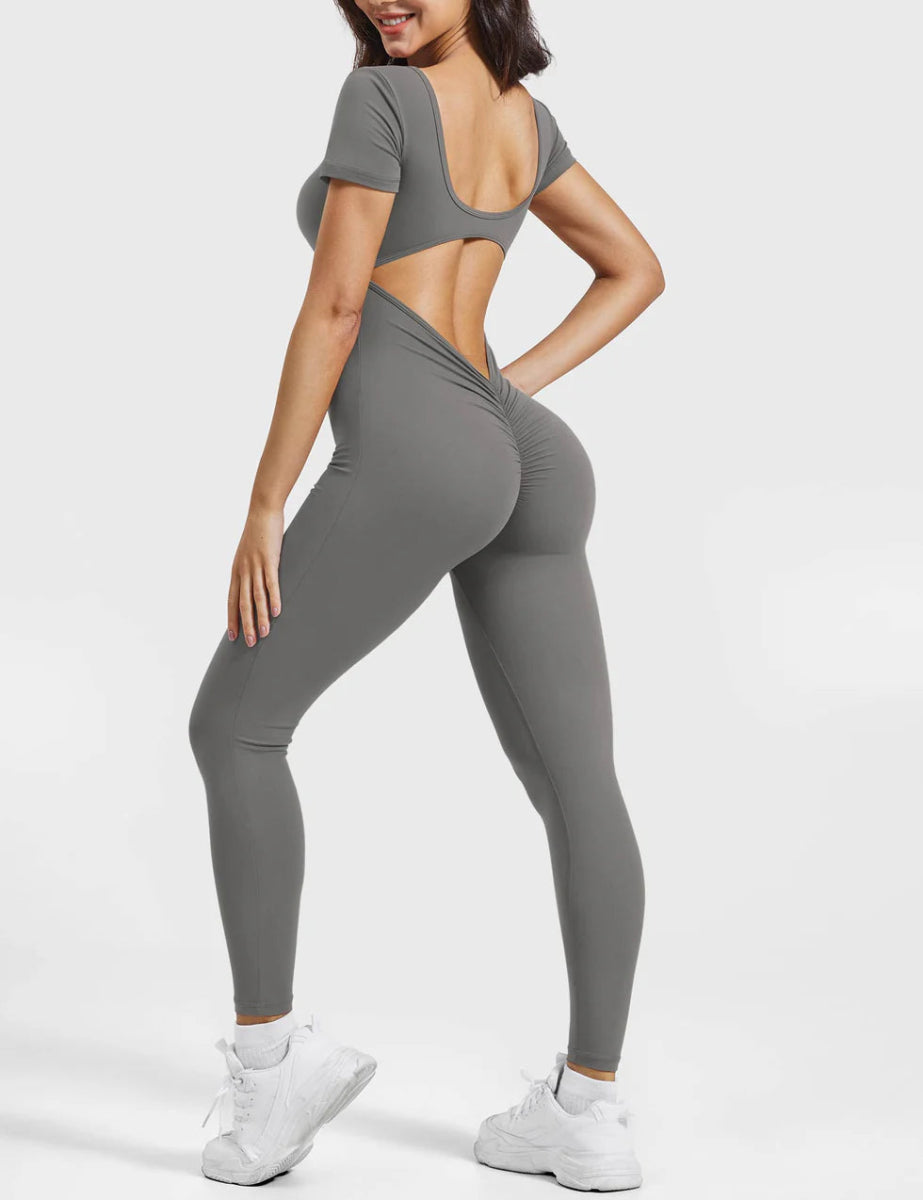 LÍVIA™ Softline Open - Back Jumpsuit - LEVEFIT