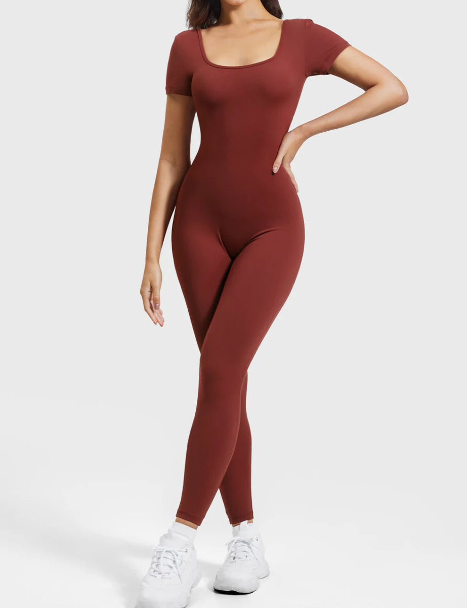 LÍVIA™ Softline Open-Back Jumpsuit - LEVEFIT