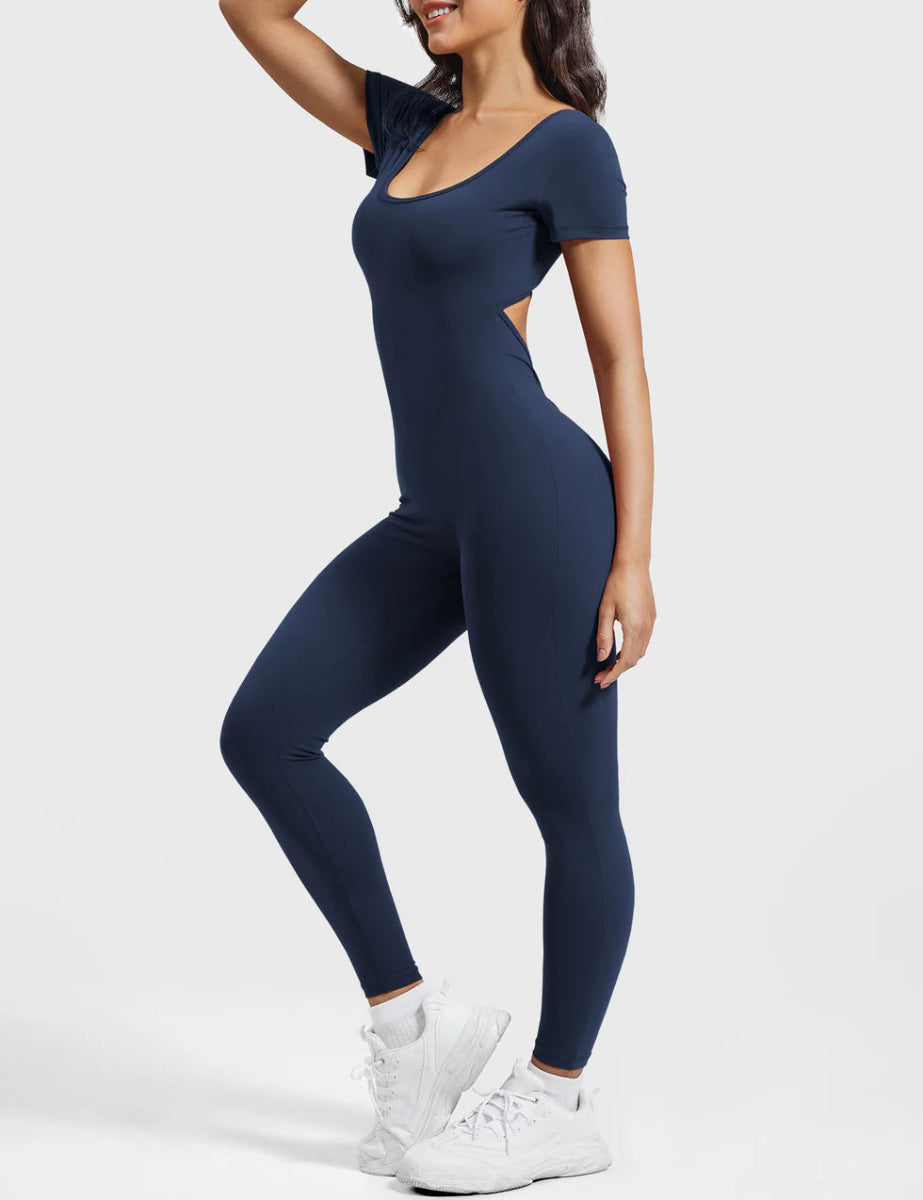LÍVIA™ Softline Open-Back Jumpsuit - LEVEFIT